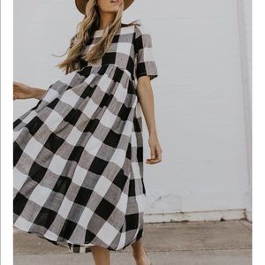 Roolee Buffalo plaid dress